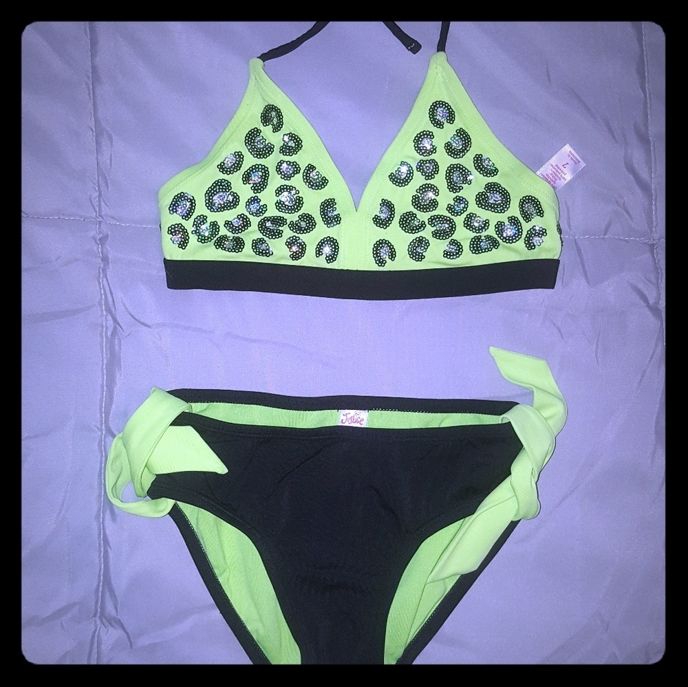 Justice 2-piece bikini. Size 7.